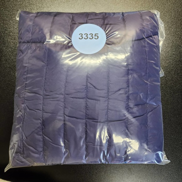 LL Bean Girl’s XL Blue & Pink 650 Goose Down Packable Downtek Puffer Coat - Picture 9 of 9